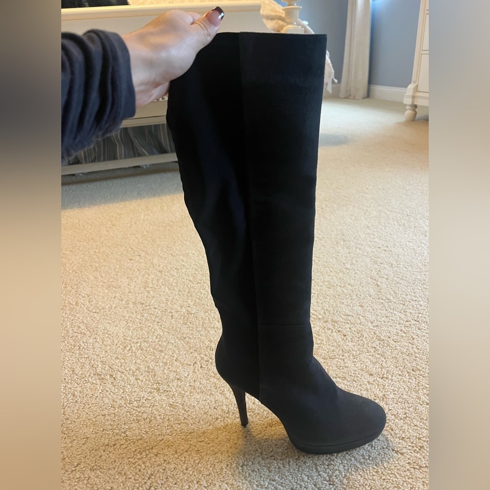 Stuart Weitzman Skyline Platform Heel Knee Boot G… - image 2